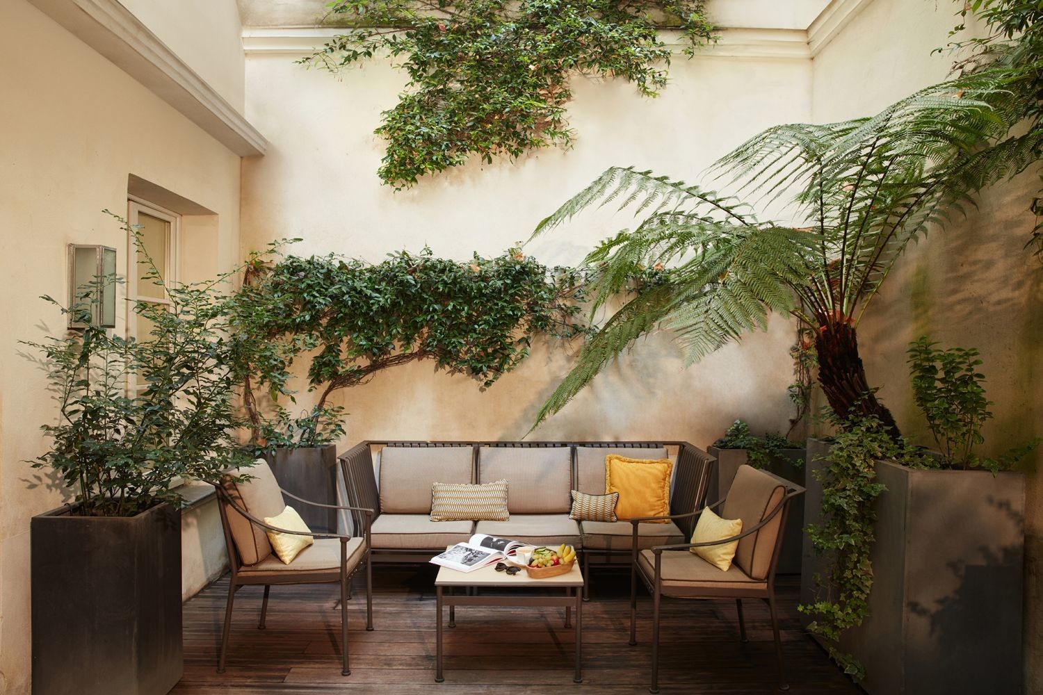 Terrasse paris centre hotel luxe