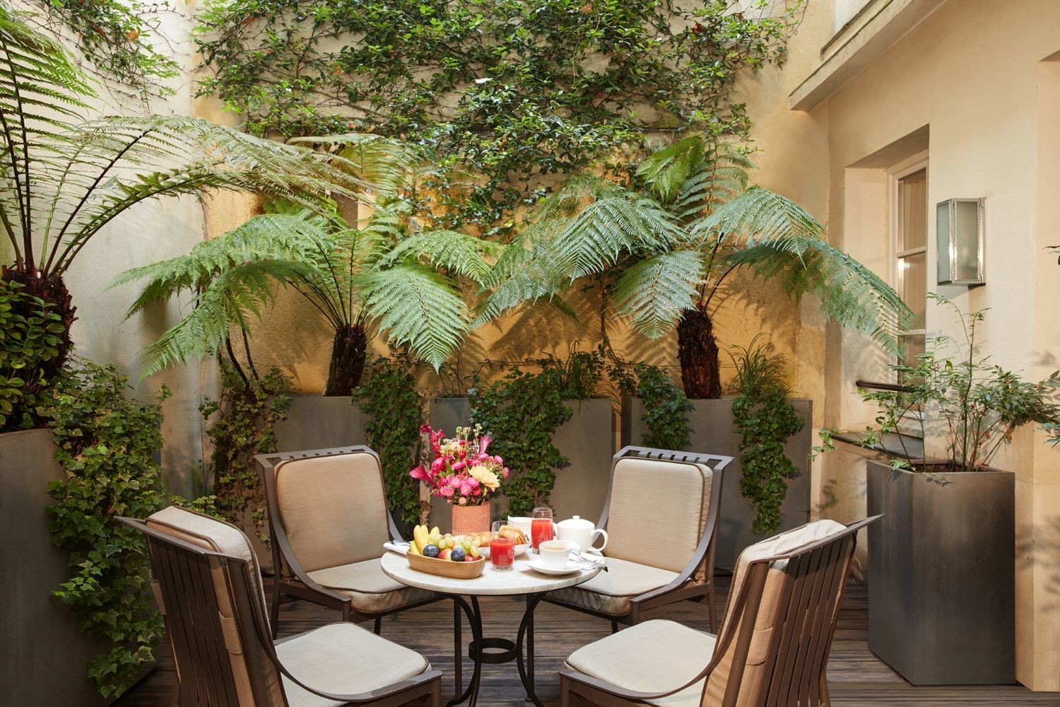 Terrasse paris centre hotel luxe