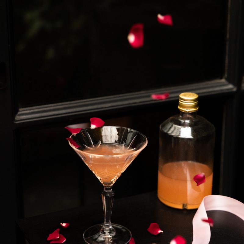 Octobre Rose : Mocktail à la fraise et à la rose