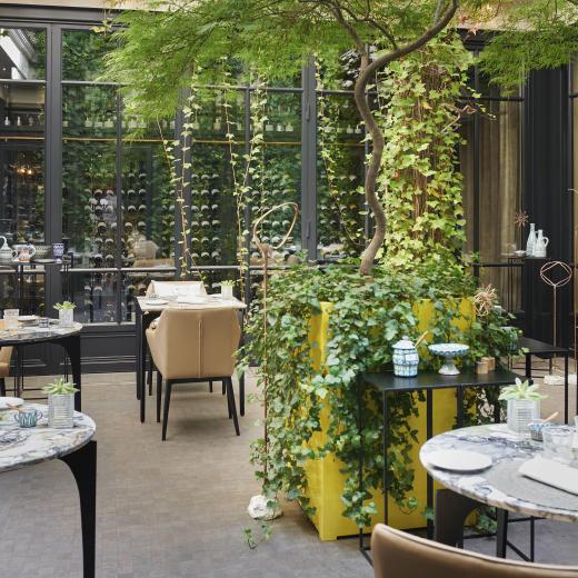 Le Burgundy Paris - Patio Restaurant Le Baudelaire